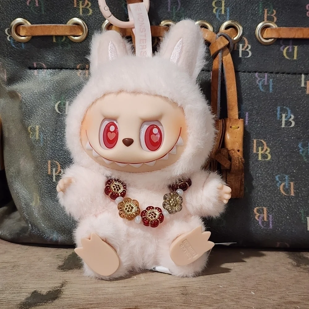 Labubu Beaded Flower Necklace